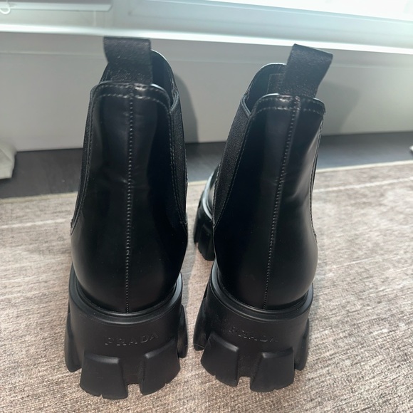 Prada Monolith Chelsea Boots - Picture 8 of 10
